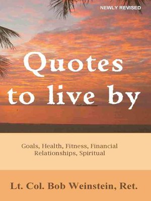 cover image of Quotes to Live By
